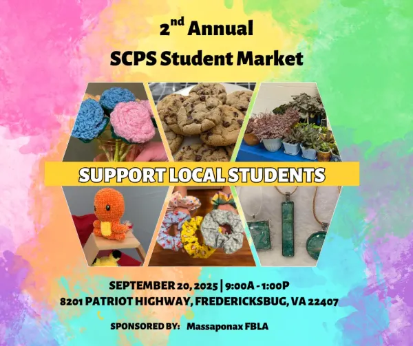 Massaponax High School 2nd annual Student Market